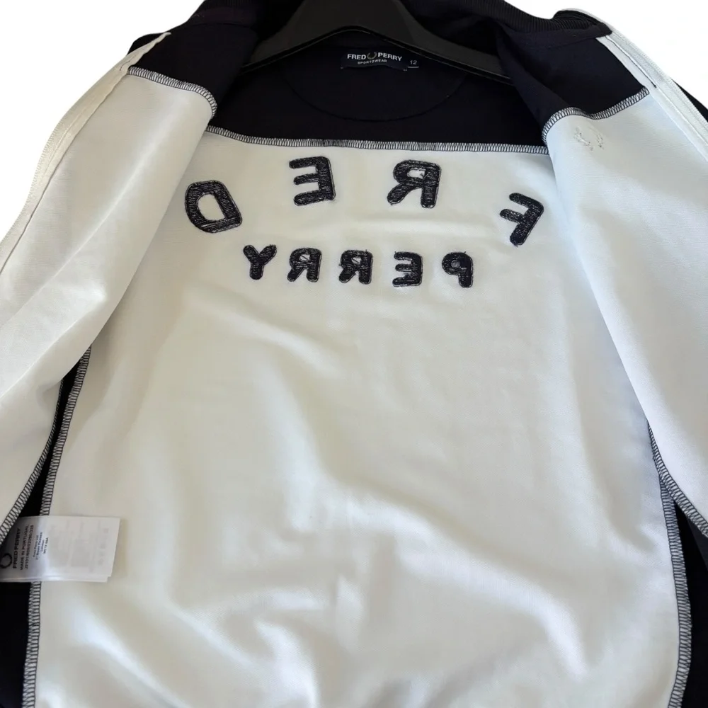 Fred Perry Track Two Tones Track Jacket Sz S
